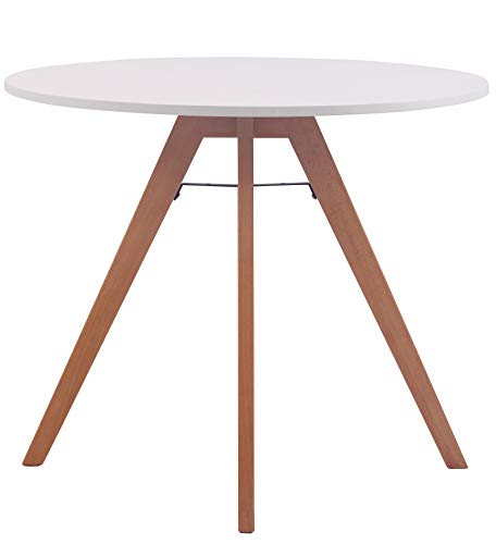 Mesa Auxiliar Viktor I Mesa de Centro Redonda I Mesita de Café con Tablero MDF I Mesa Redonda Moderna I Mesa Auxiliar Blanca I, Tamaño:90 cm Mesa Auxiliar Viktor I Mesa de Centro Redonda I Mesita de Café con Tablero MDF I Mesa Redonda Moderna I Mesa Auxiliar Blanca I, Tamaño:90 cm