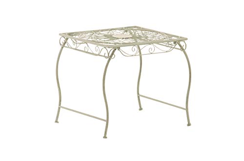 Mesa de Jardín Zarina | Mesa de Exterior en Hierro Forjado I Mesa Cuadrada de Terraza Estilo Rústico I Color:, Color:Antiguo-Verde Mesa de Jardín Zarina | Mesa de Exterior en Hierro Forjado I Mesa Cuadrada de Terraza Estilo Rústico I Color:, Color:Antiguo-Verde