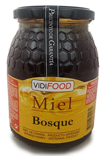 Miel de Bosque - 1kg - Producida en España - Alta Calidad, tradicional & 100% pura - Aroma Floral y Sabor Rico y Dulce - Amplia variedad de Deliciosos Sabores