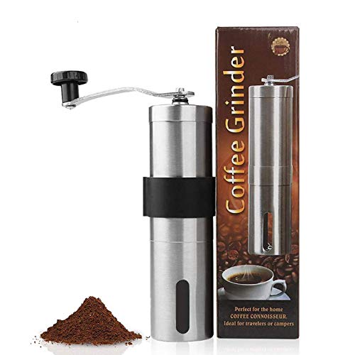Molinillo de Café Manual, Portátil Mini Molinillo de Cafe Profesional Ajustable con Rebabas de Cerámica Viajes/Camping/Oficina con el cajón para el Uso de Ministerio del Interior Molinillo de Café Manual, Portátil Mini Molinillo de Cafe Profesional Ajustable con Rebabas de Cerámica Viajes/Camping/Oficina con el cajón para el Uso de Ministerio del Interior