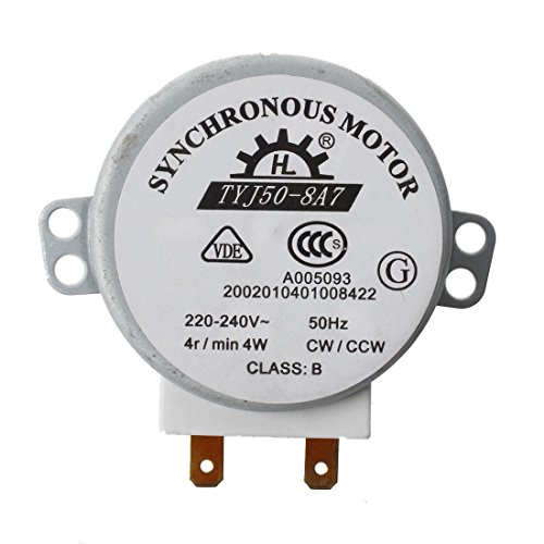 Motor de microondas - SODIAL(R)Motor sincrono micro para hornos de microondas AC 220-240V 4W 4RPM