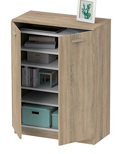 Mueble Armario Zapatero Auxiliar Multiusos Pasillo habitacion Cocina Color Cambrian 101x74x37 cm Mueble Armario Zapatero Auxiliar Multiusos Pasillo habitacion Cocina Color Cambrian 101x74x37 cm