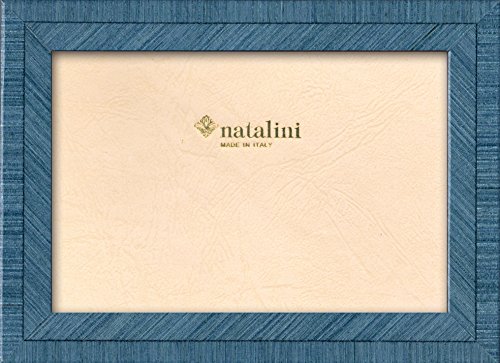 Natalini BIANTE Azzurro 10X15 Marco de Fotos con Soporte para Mesa, Madera, Azul Claro, 10 X 15 X 1,5