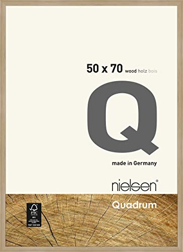 Nielsen Quadrum Marco de madera de roble de 50 x 70 cm, cristal natural.