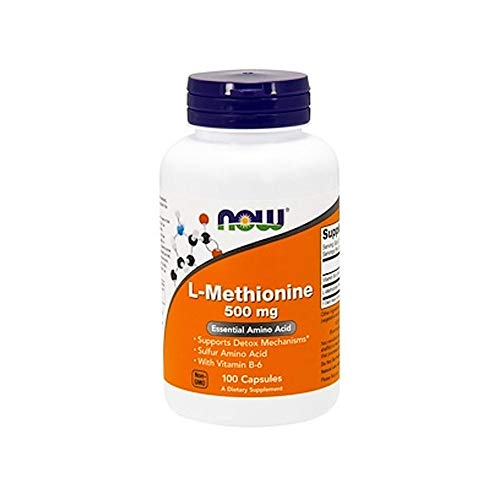 Now Foods L-Methionine,500 mg - 100 Cápsulas