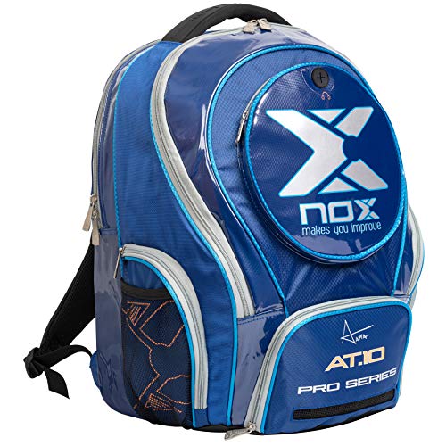 NOX AT10 Pro Series Mochila de pádel, Juventud Unisex, Azul, 50 x 35 x 20 cm NOX AT10 Pro Series Mochila de pádel, Juventud Unisex, Azul, 50 x 35 x 20 cm