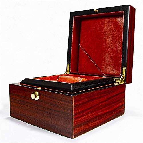 OH Reloj Organizador Box Wood Watch Box Wine Red Jewelry Box Box Wood Alto Grado Laca Joyería Mostrar Caja de Alenamiento Moda/Blanco/Small