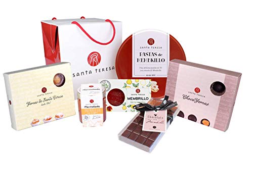 Pack Siente Ávila Santa Teresa - Yemas de Santa Teresa, ChocoYemas, Pastas de Membrillo, Membrillo Santa Teresa, Chocolate con Membrillo y Mermelada de Membrillo con Jengibre Pack Siente Ávila Santa Teresa - Yemas de Santa Teresa, ChocoYemas, Pastas de Membrillo, Membrillo Santa Teresa, Chocolate con Membrillo y Mermelada de Membrillo con Jengibre