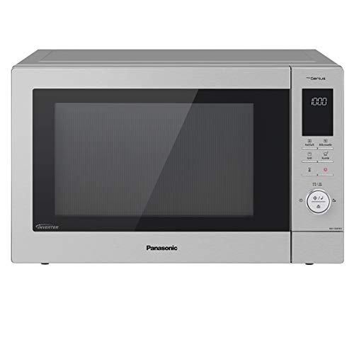 Panasonic NN-CD87 - Microondas combinadas (1000 W, con aire caliente y grill, microondas inverter, 34 L, acero inoxidable)