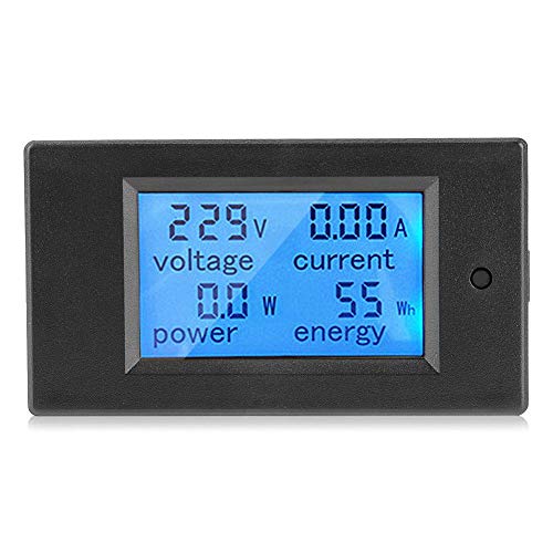 Panel Lcd Digital 100A Ca 80~260V Medidor de Potencia Digital Voltaje Kwh Vatio VoltíMetro AmperíMetro MultíMetro Probador Medidor