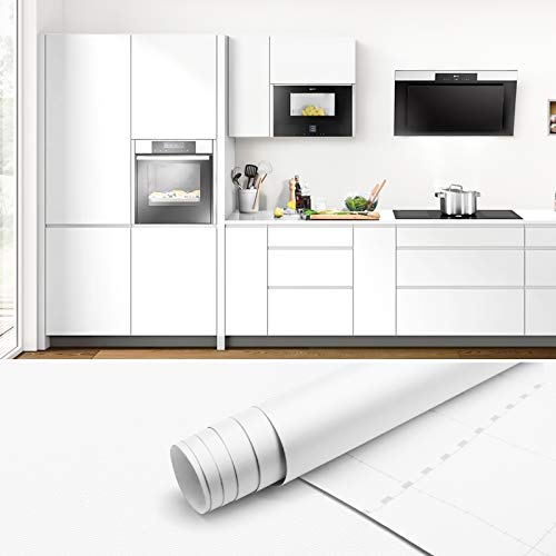 Papel Pintado Autoadhesivo Blanco 61x500cm PVC Papel de Pared Decorativo Papel Pintado Pared Vinilos Muebles Cocina Papel Adesivos Decorativos Muebles Pegatina de Muebles de Cocina para Cocina Bañ Papel Pintado Autoadhesivo Blanco 61x500cm PVC Papel de Pared Decorativo Papel Pintado Pared Vinilos Muebles Cocina Papel Adesivos Decorativos Muebles Pegatina de Muebles de Cocina para Cocina Bañ