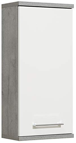 Pelipal 370 Fresh Line Grey – Armario de Pared, Madera, Aspecto de hormigón, 20,0 x 35,0 x 75 cm