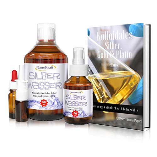 Plata coloidal 500 ml/50 ppm, agua de plata con botella pulverizadora de 100 ml, botella con pipeta, botella pulverizadora nasal, vaso medidor, alta concentración y mejor eficacia Plata coloidal 500 ml/50 ppm, agua de plata con botella pulverizadora de 100 ml, botella con pipeta, botella pulverizadora nasal, vaso medidor, alta concentración y mejor eficacia