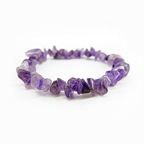Pulsera Chip de Amatista Minerales y Cristales, Belleza energética, Meditacion, Amuletos Espirituales Pulsera Chip de Amatista Minerales y Cristales, Belleza energética, Meditacion, Amuletos Espirituales