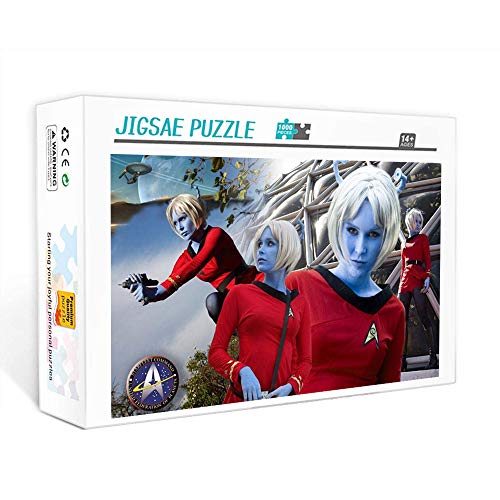 Puzzle de 1000 piezas para adultos Star Trek: póster de película Puzzles Brain Challenge Puzzle para niños - Puzle imposible 75x50cm