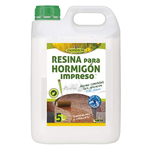 RESINA HORMIGON IMPRESO (Fórm. Agua) - 5L MONESTIR