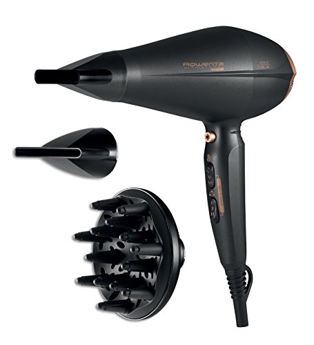 Rowenta Ultimate Pro CV9620F0 - Secador de pelo profesional, motor digital 2300W, cerámico con función Iónica, 2 velocidades y 3 ajustes de temperatura con 2 boquillas concentradoras y difusor Rowenta Ultimate Pro CV9620F0 - Secador de pelo profesional, motor digital 2300W, cerámico con función Iónica, 2 velocidades y 3 ajustes de temperatura con 2 boquillas concentradoras y difusor