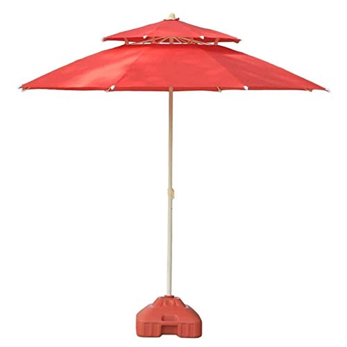 Ruinaier Houswares Sun Parasol Umbrella Garden Parasoles al aire libre patio jardín mesa de mesa con tilt de botón para al aire libre, mercado de eventos comerciales de playa, camping, lado de la pisc