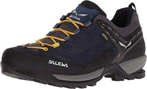 Salewa MS Mountain Trainer Gore-TEX, Zapatos de Senderismo Hombre, Azul (Night Black/Kamille), 42 EU