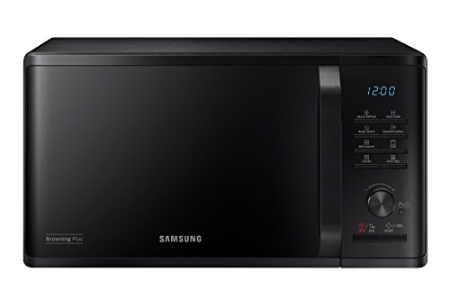 Samsung MG23K3515CK - Microondas (Countertop, Grill microwave, 23 L, 800 W, Buttons,Rotary, Black)