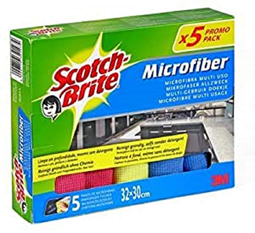 Scotch-Brite Bayeta Microfibras Premium, 5 Unidades