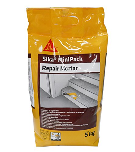 Sika Minipack Mortero de Reparación, Mortero de reparación listo para su uso, 5kg, Gris