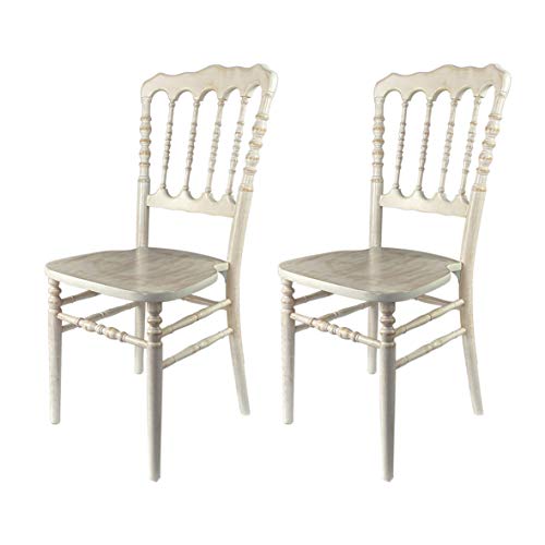 Silla Napoleón Apilable Decapé - (Pack de 2) - Interiores y Exteriores Silla Napoleón Apilable Decapé - (Pack de 2) - Interiores y Exteriores