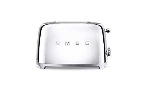 Smeg Tostador TSF01SSEU, 950 W, Acero Inoxidable, 2 Ranuras, Cromo Smeg Tostador TSF01SSEU, 950 W, Acero Inoxidable, 2 Ranuras, Cromo