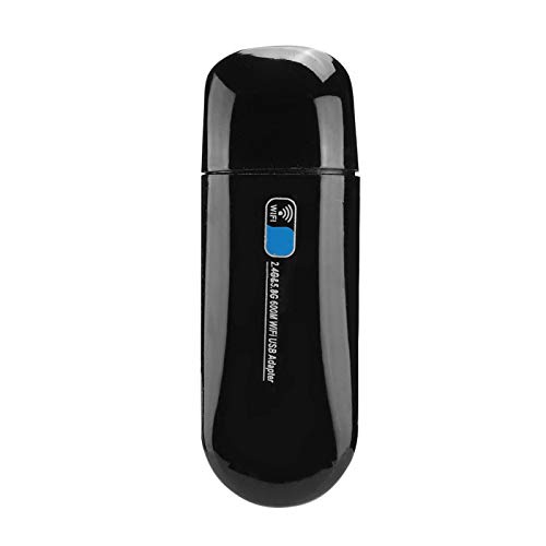 Socobeta Tarjeta de Red Bluetooth 4.0 Conexión confiable Conveniente USB Adaptador WiFi Duradero ampliamente Utilizado Elegante para teléfonos Inteligentes para conexión a computadora