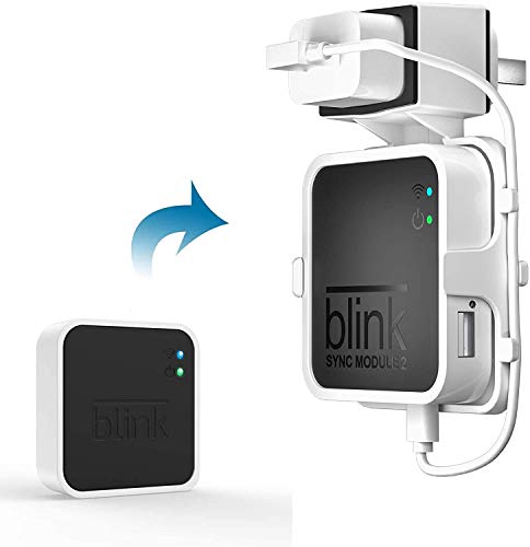 Soporte de pared para módulo flash Sync 2, soporte fácil para la nueva cámara interior intermitente con cable corto fácil de instalar (blanco, 1 paquete) Soporte de pared para módulo flash Sync 2, soporte fácil para la nueva cámara interior intermitente con cable corto fácil de instalar (blanco, 1 paquete)