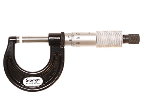 Starrett V436.2MXRL-25 - micrómetro exterior, 0 - 25 mm Graduación 0,001 mm