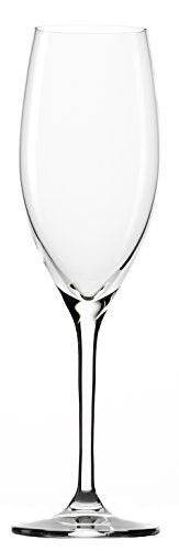 Stölzle Lausitz Copas de Flauta de Champaña Clásica, 240 ml, Set de 6, aptas para el lavavajillas