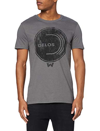T-Shirt (Unisex M) Delos Logo (Grey)