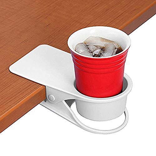 TOUTOU Soporte para Taza de Bebida, Soporte para Mesa de Cristal para Botellas de Cerveza, Bebidas, Soda, café, Taza, platillo, diseño de Clip, para el hogar y la Oficina TOUTOU Soporte para Taza de Bebida, Soporte para Mesa de Cristal para Botellas de Cerveza, Bebidas, Soda, café, Taza, platillo, diseño de Clip, para el hogar y la Oficina