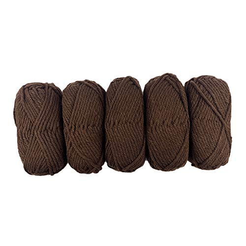 Tricot Café - Ovillos de lana Susy en paquete de 10 unidades - Made in Italy - 50% lana, 50% acrílico - Color celeste n.11