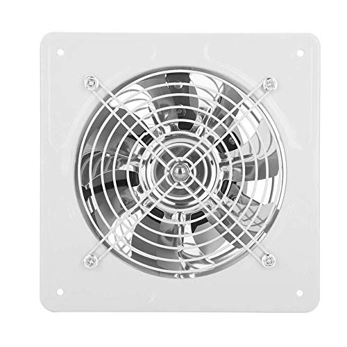 Ventilador de Escape de 15 cm para Montar en la Pared, ventilación súper silenciosa con Motor de Cobre para el hogar baño Cocina Garaje ventilación de Aire (White)