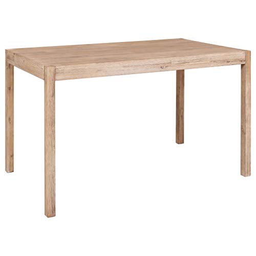 vidaXL Madera Maciza de Acacia Mesa de Comedor 120x70x75cm Mobiliario de Hogar vidaXL Madera Maciza de Acacia Mesa de Comedor 120x70x75cm Mobiliario de Hogar