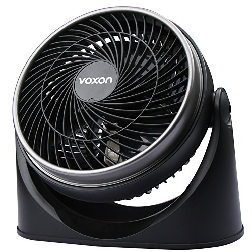 VOXON Ventilador de Mesa, Ventilador Silencioso portátil con 3 Velocidades Ajustables Rotación de 90 ° de Ángulo, Montados En La Pared Ventilador para Oficina, Hogar, Viajes, Camping VOXON Ventilador de Mesa, Ventilador Silencioso portátil con 3 Velocidades Ajustables Rotación de 90 ° de Ángulo, Montados En La Pared Ventilador para Oficina, Hogar, Viajes, Camping