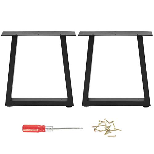Wakects - Patas de mesa modernas de hierro forjado para muebles, 2 conjuntos de patas de mesa de metal, adecuadas para mesas bajas personalizadas, mesas auxiliares (S)