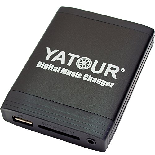 Yatour YTM06-BM4H Adaptador de Musica Digital para Coche USB, SD AUX MP3 Audio para BMW E46 E39 E38 E53 Z4 con 16:9 Navi