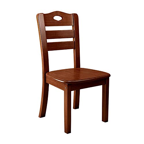 YLCJ Sillas Silla de Comedor, Nueva Mesa de Comedor de Madera Maciza China y Silla de Madera de Goma Silla para Adultos Silla Moderna Silla de Oficina Minimalista (Color: Nogal) YLCJ Sillas Silla de Comedor, Nueva Mesa de Comedor de Madera Maciza China y Silla de Madera de Goma Silla para Adultos Silla Moderna Silla de Oficina Minimalista (Color: Nogal)