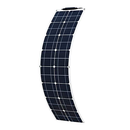 YUANFENGPOWER 50 W 16 V panel solar flexible módulo de silicio monocristalino para barco, automóvil, camper, yate, cargador de batería de 12 V