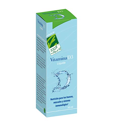 100% Natural - Vitamina D3 Líquida - Frasco 50 mililiter