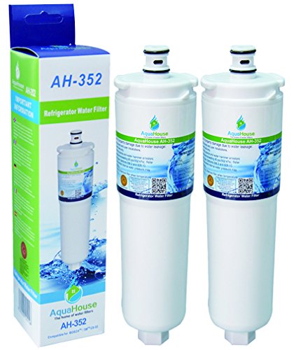 2x AquaHouse AH-352 filtro de agua compatibles para Bosch/Neff/Siemens nevera 3M CS-52, CS-452, CS-51, 640565, 5586605