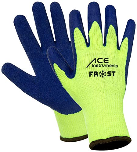 3 pares de ACE Frost – Guantes Térmicos de Trabajo - Protección Contra Frío – Perfecto en Invierno - Buen Agarre, Talla 9 - M