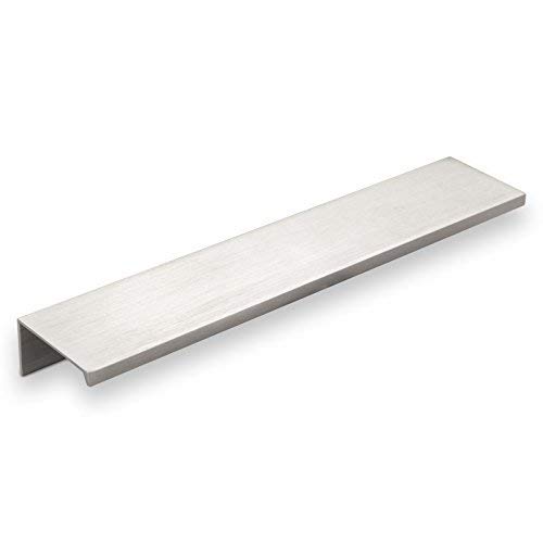 5 x SO-TECH® Tirador de Perfil Semi Oculto de Mueble SEARL Aluminio 180 mm/Acabado en Acero Fino/Juego de Manijas/Tirador de Mueble