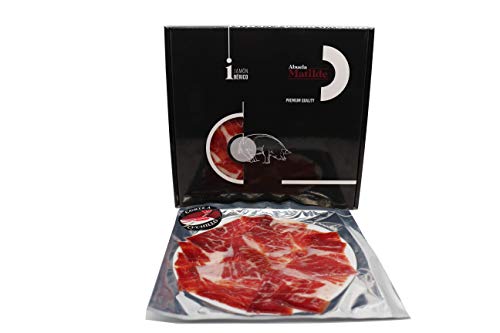 Abuela Matilde Jamón Ibérico de cebo de campo cortado a cuchillo por un maestro jamonero - 8 sobres x 80 g