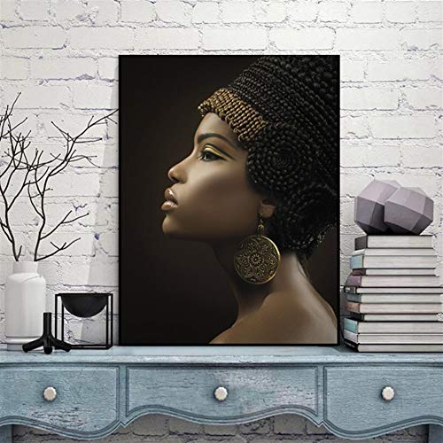 Aceite De La Mujer Africana Reina Egipcia Negro Cartel De La Pintura De La Decoración Casera La Antigua Reina De Etiopía Imagen De La Del Arte De La Pared Cuadro Colgado (Size (Inch) : 60x80cm) Aceite De La Mujer Africana Reina Egipcia Negro Cartel De La Pintura De La Decoración Casera La Antigua Reina De Etiopía Imagen De La Del Arte De La Pared Cuadro Colgado (Size (Inch) : 60x80cm)