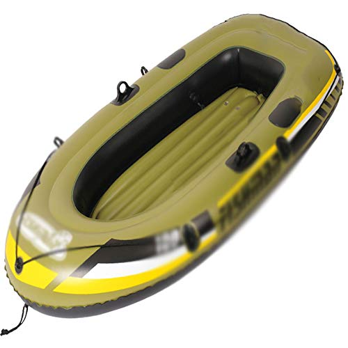 ACEWD Kayacs Hinchables De 2 Plazas, Canoa Hinchable Piscina, Barca Hinchable Infantil, Balsa Hinchable, Balsa Hinchable Pesca (Dos Opciones),1personal