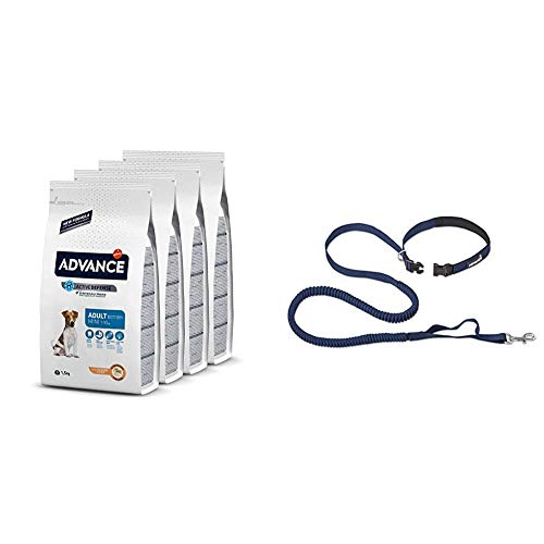 ADVANCE Mini Adult - Pienso para Perros Adultos De Razas Pequeñas - Pack De 1,5Kg x 4 - Total 6kg + Correa Elastica Running de Regalo ADVANCE Mini Adult - Pienso para Perros Adultos De Razas Pequeñas - Pack De 1,5Kg x 4 - Total 6kg + Correa Elastica Running de Regalo